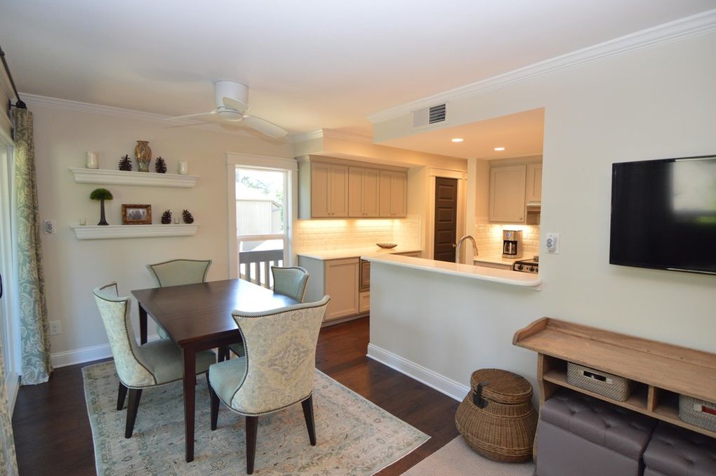 dining room and kitchen