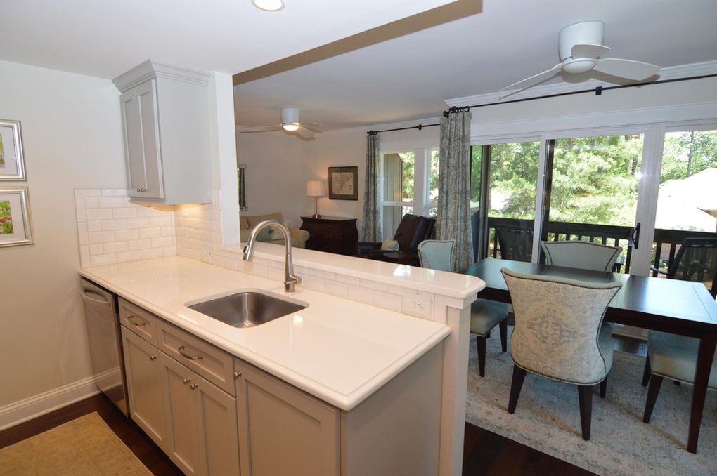 kitchen and dining room